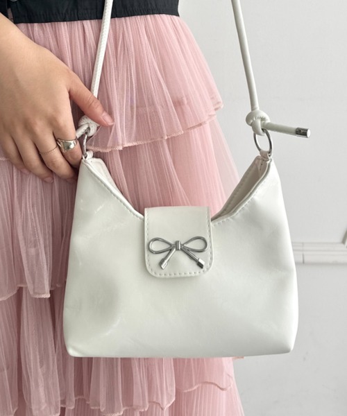 美品♡ワンハンドルリボンバッグ JILL by JILL STUART（ジルバイジルスチュアート） ハンドバッグ