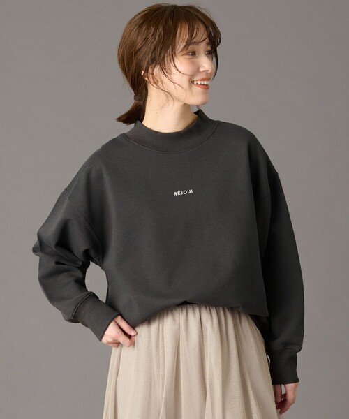 ANY（エニィ） tシャツ 「洗濯機可」裏起毛スウェットハイネックプル