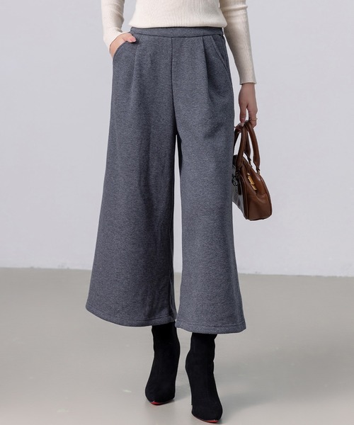 DAY CLOSET ワイドパンツ スウェットパンツ ジャージ 「クロップド丈