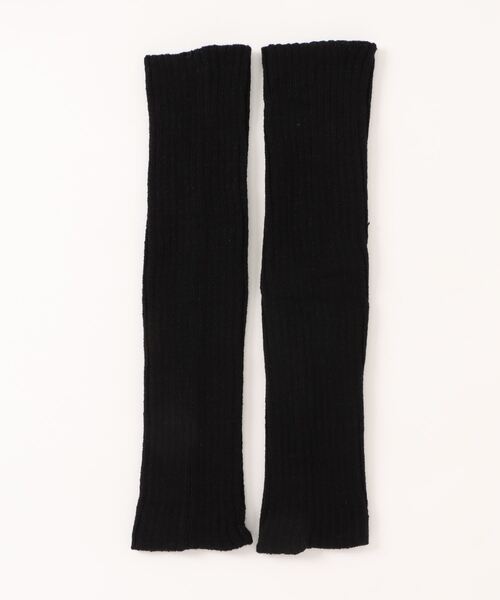 レッグウォーマー 「HOOK」for girls リブ編み無地レッグウォーマー