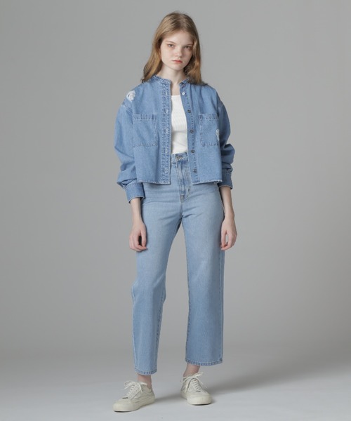 AVIREX（アヴィレックス） ブラウス シャツ 「Belle LINE」L/S DENIM