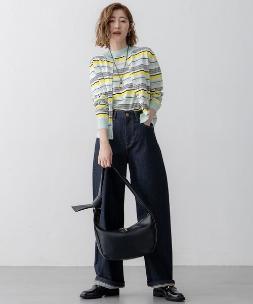 ２３区　 レザー ハンドバッグ 23区 ショルダーバッグ バッグ ラウンド レディース : ZOZOTOWN