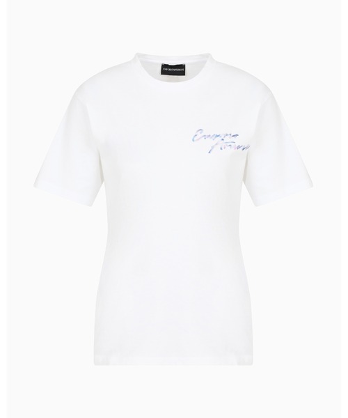 エンポリオアルマーニ　Logo Tシャツ刺繍　XL EMPORIO ARMANI EA7 (エンポリオ アルマーニ) フロントロゴ