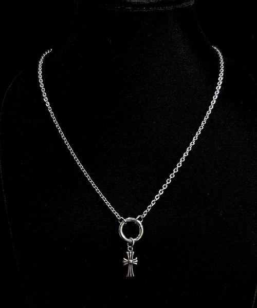 CALIFORNIA OUTFITTERS ネックレス 3-12A3 ミニクロス リング チャーム