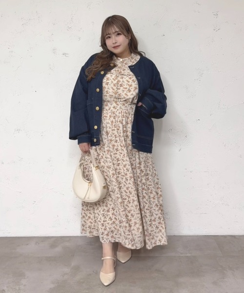 Louiosy（ルオシー） ジャケット ノーカラージャケット 「大きいサイズ