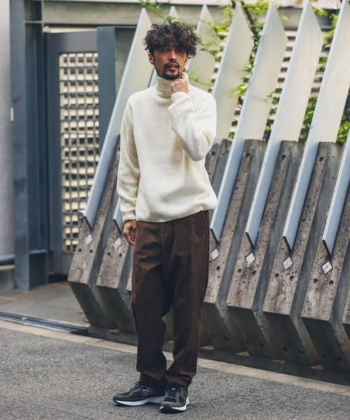 「URBAN RESEARCH Sonny Label」 タートルネックニット X-LARGE ホワイト メンズ_画像10