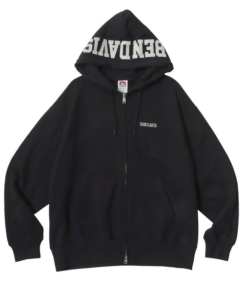 BEN DAVIS パーカー DAVIS/ベンデイビス HEADER ZIP HOODIE
