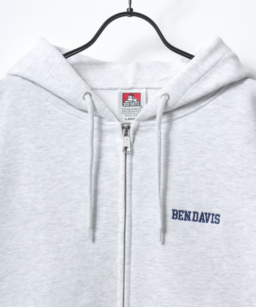 BEN DAVIS パーカー DAVIS/ベンデイビス HEADER ZIP HOODIE