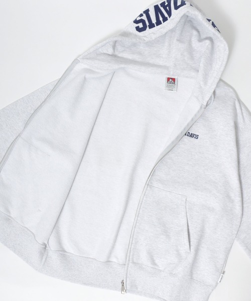 BEN DAVIS パーカー DAVIS/ベンデイビス HEADER ZIP HOODIE