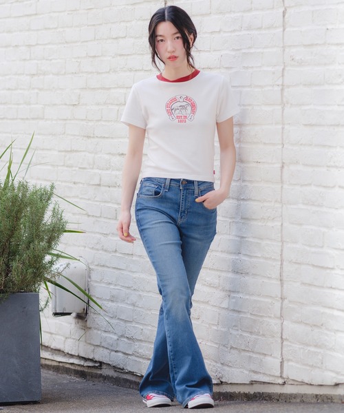 売れ筋商品|||リーバイス Tシャツ レディース トップス ESSENTIAL SPORTY  - Top - white Essential Sporty T-shirt - White | Levi's® US