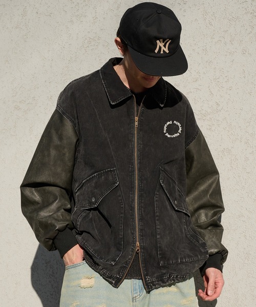 LEATHER BLOUSON/ブルゾン FAUX LEATHER BLOUSON/フォーレザーブルゾン（ブルゾン）｜JOSE
