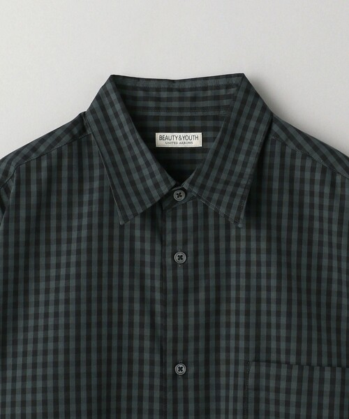 BEAUTY&YOUTH メンズ サイズM シャツ BEAUTY＆YOUTH UNITED ARROWS シャツ カラー ギンガムチェック