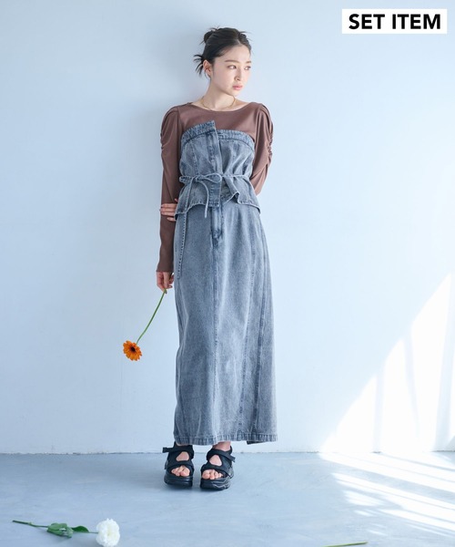 mysty woman スカート コルセットSET2WAYスカート 329028