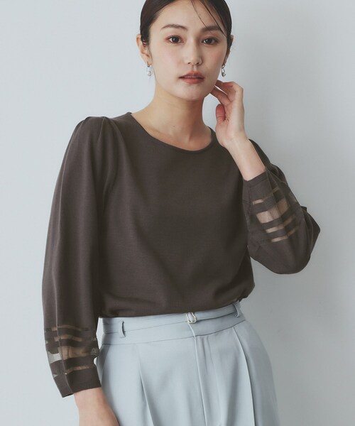 ニットカットソー 楽天市場】 黒 カットソー コーデ ニット 春服 ニットセーター