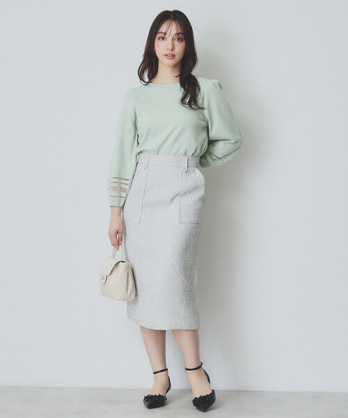 ニットカットソー 楽天市場】 黒 カットソー コーデ ニット 春服 ニットセーター
