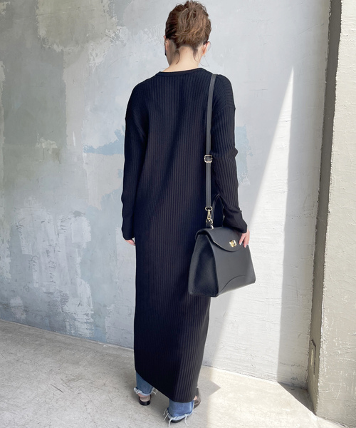 「Spick & Span」 長袖ニット FREE ネイビー レディース Spick＆Span 「Spick & Span」 長袖ニット FREE ネイビー