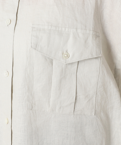 ブラウス シャツ LINEN WORK シャツ レディース FRAMeWORK ブラウス シャツ LINEN WORK レディース : ZOZOTOWN