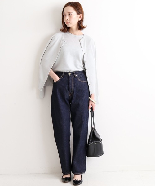 IENA（イエナ） ニットカーディガン FREE サックスブルー レディース