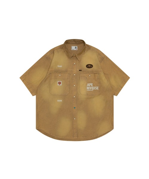 完売品　アベイシングエイプ APE SHORT SLEEVE SHIRTS AAPE BY A BATHING APE（エーエイプバイアベイシングエイプ） シャツ
