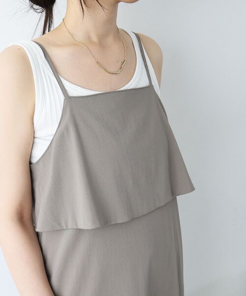 le.coeur blanc（ルクールブラン） ワンピース RNストレッチキャミ