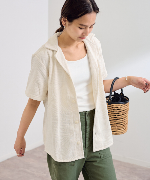 ブラウス シャツ OAS/オーエーエス CUBA TERRY SHIRT レディース
