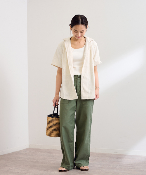 ブラウス シャツ OAS/オーエーエス CUBA TERRY SHIRT レディース FRAMeWORK ブラウス シャツ OAS/オーエーエス CUBA TERRY SHIRT