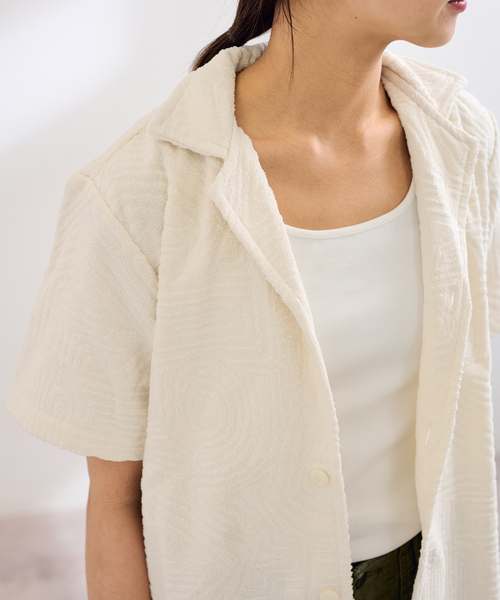 ブラウス シャツ OAS/オーエーエス CUBA TERRY SHIRT レディース FRAMeWORK ブラウス シャツ OAS/オーエーエス CUBA TERRY SHIRT