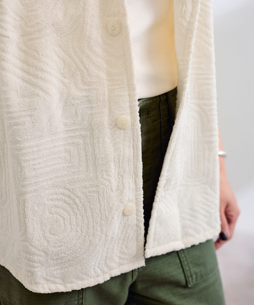 ブラウス シャツ OAS/オーエーエス CUBA TERRY SHIRT レディース FRAMeWORK ブラウス シャツ OAS/オーエーエス CUBA TERRY SHIRT