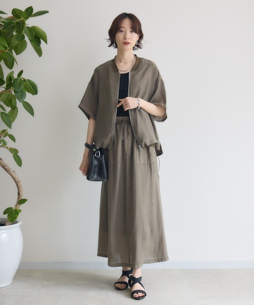 新品タグ付き　Paradise Picnic　33℃　ピグメントシアーブルゾン セール】33℃ ピグメントシアーブルゾン（ブルゾン）｜Paradise