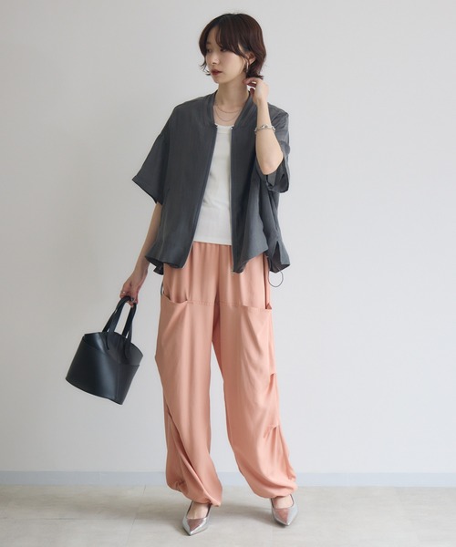 新品タグ付き　Paradise Picnic　33℃　ピグメントシアーブルゾン Paradise Picnic ブルゾン アウター 33℃ ピグメントシアー