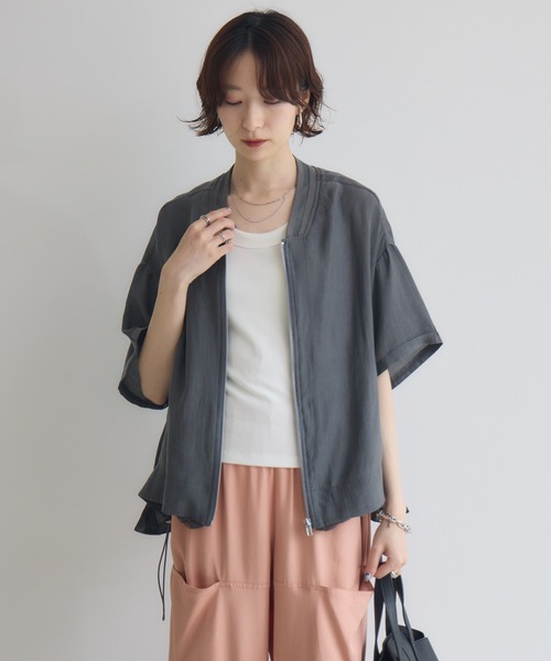 新品タグ付き　Paradise Picnic　33℃　ピグメントシアーブルゾン セール】33℃ ピグメントシアーブルゾン（ブルゾン）｜Paradise