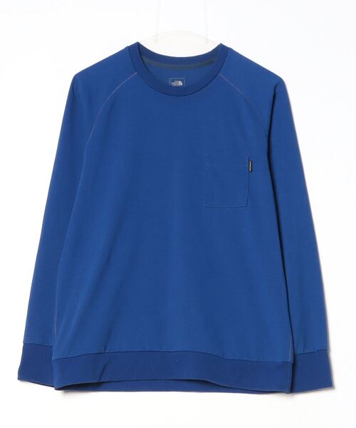 新品　THE NORTH FACE 長袖カットソー ブルー ☆新品未使用タグ付き☆THE NORTH FACE ブルー 長袖カットソー L