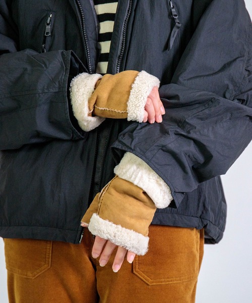 Glencroft 手袋 MOUTON FINGERLESS MITTS / ムートンフィンガーレス