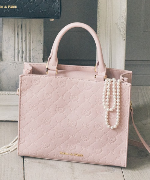 Maison de FLEUR 「Maison FLEUR」 2WAYバッグ FREE ピンク