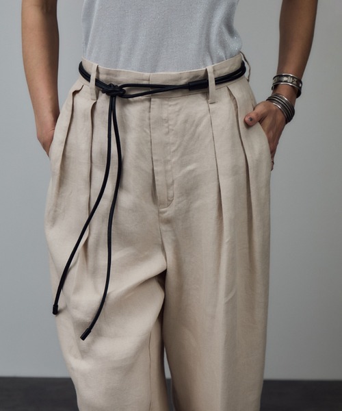 【SALON adam et rope'】ベルト SALON adam et rope' ベルト レザーロープベルト レディース