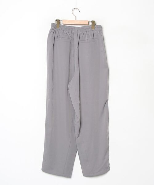 AOURE グレー スラックス Lサイズ C．グレー 【EL.FO URBAN WORKS】洗えるストレッチノータック