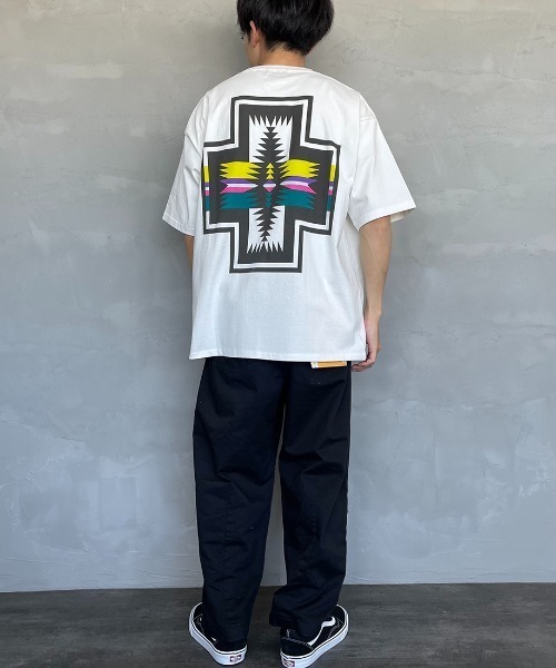 「PENDLETON」 半袖Tシャツ X-LARGE グリーン レディース
