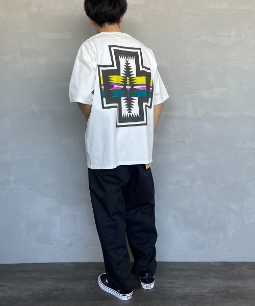 「PENDLETON」 半袖Tシャツ X-LARGE グリーン レディース