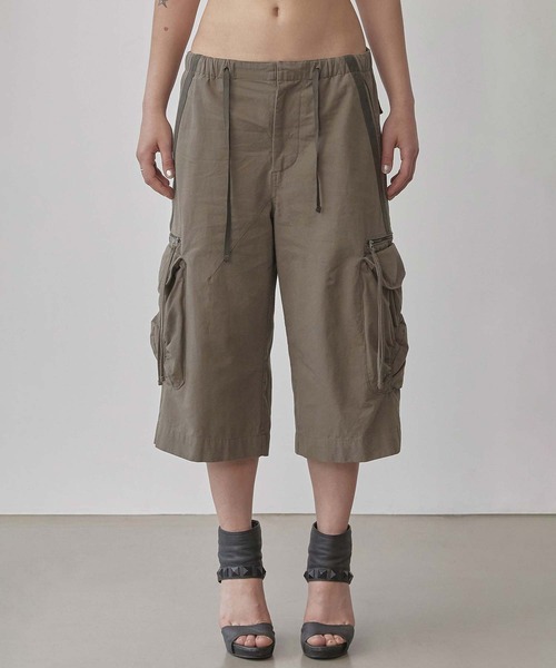 SCULPTOR スカルプター Twill Cargo Half Pants L SCULPTOR（スカルプター） パンツ Bermuda Utility Pants レディース