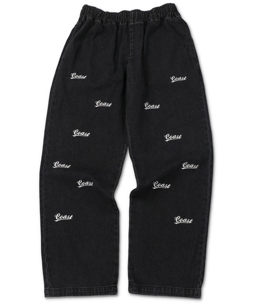 「SPINNS」 加工デニムパンツ L ブルー メンズ