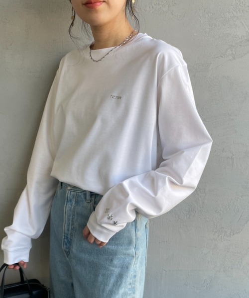 tシャツ 「WEB先行予約」「TATRAS/タトラス」 SICADO ワンポイントロゴ ロングスリーブTシャツ レディース メンズ