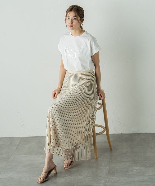 Droite lautreamont（ドロワット・ロートレアモン） スカート シアー