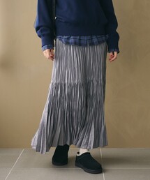 BEAUTY＆YOUTH UNITED ARROWS スカート ポリエステル チンツプリーツ