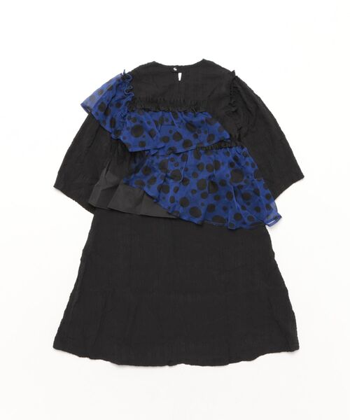 ワンピース シャワードットレイヤードワンピース キッズ 子供服 女の子 | unica | 13