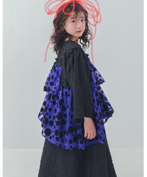 ワンピース シャワードットレイヤードワンピース キッズ 子供服 女の子 | unica | 11