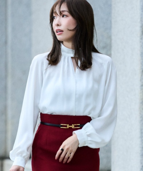 PINKY&DIANNE（ピンキー アンド ダイアン） ブラウス シャツ ギャザー