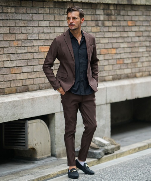 SOMEDIFF ジャケット テーラードジャケット ツイルテーラード