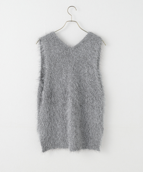 Spick＆Span（スピック アンド スパン） ベスト ジレ シャギーベスト