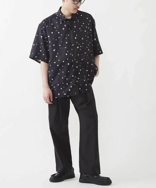 「CONVERSE TOKYO」 半袖シャツ FREE ブルー レディース_画像4