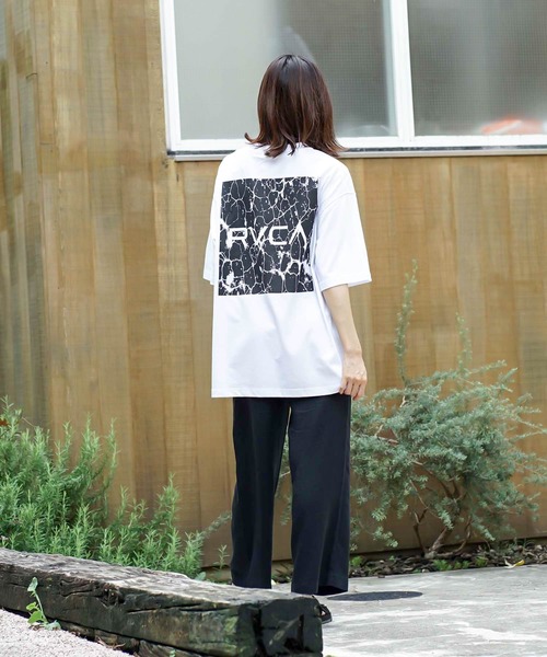 「RVCA」 半袖Tシャツ SMALL ブラック メンズ_画像4